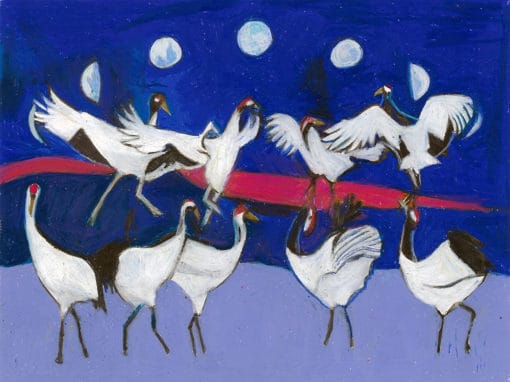 Nine Dancing Cranes