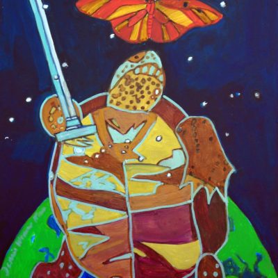World Turtle: King of Swords  |  SOLD
