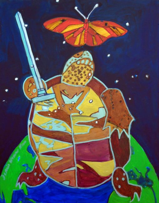 World Turtle: King of Swords  |  SOLD