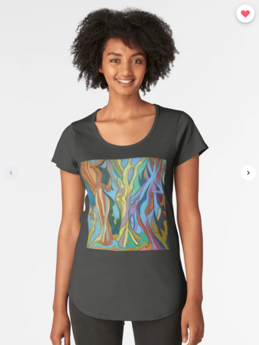 Radandar Premium Women's Scoop T-shirt