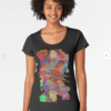 Queen of Hearts Scoop Neck Women's T-shirt
