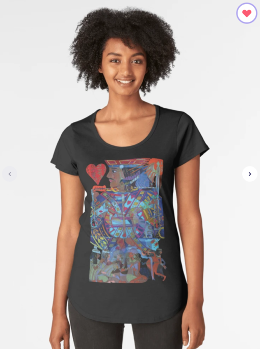 Jack of Hearts Women's Premium Scoop T-Shirt