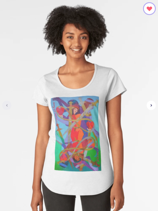 The Joke's on Our Hearts Premium Women's Scoop T-Shirt