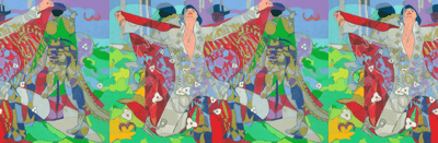 Elvis and the Three Bones Scarf