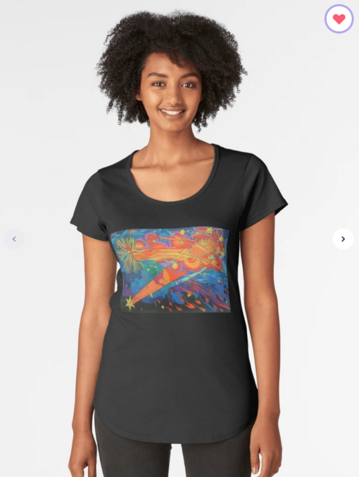 Our Wild Stars Premium Women's Scoop T-Shirt