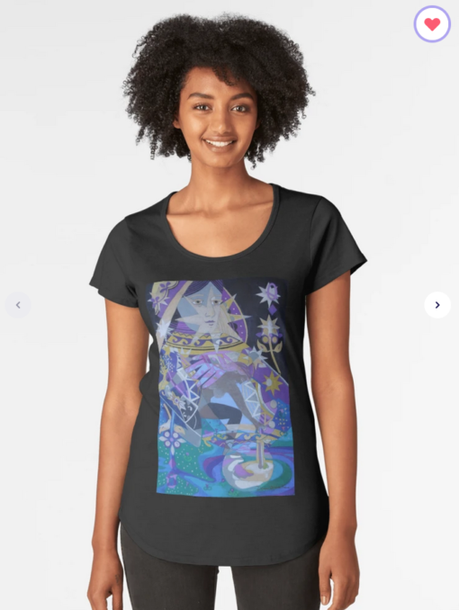 The Lunar Queen Premium Women's Scoop T-Shirt