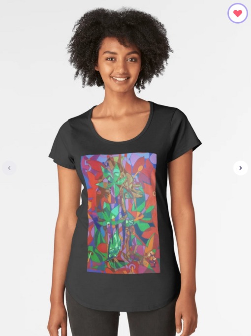 Five Bones of Creation Premium Women's Scoop T-Shirt