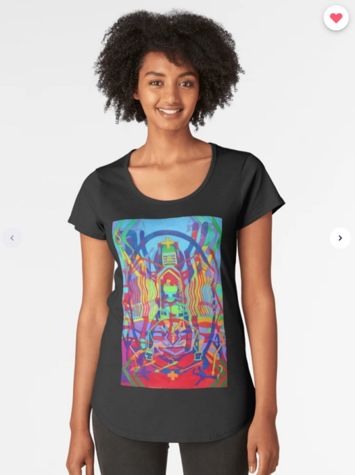 Eight Bones of the Spider Woman Premium Women's Scoop T-Shirt
