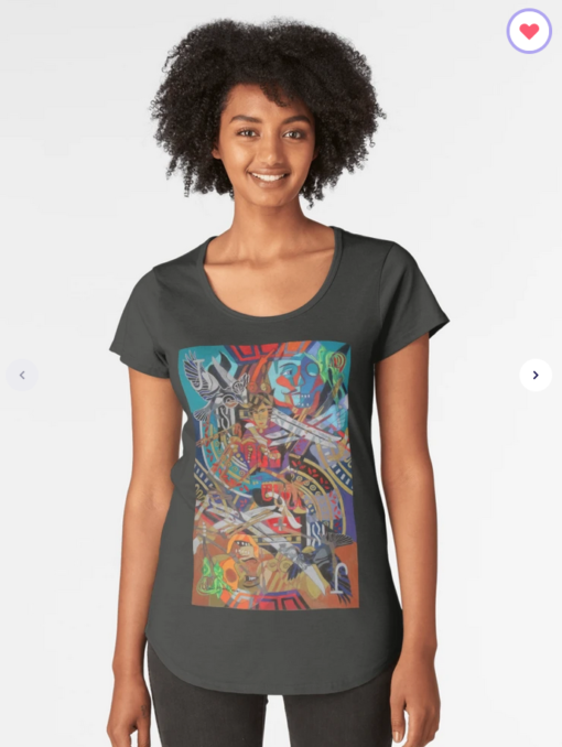 Jack's Legendary Bones Premium Women's Scoop T-Shirt