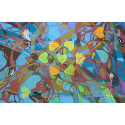 Seven Cottonwoods Of The Bosque